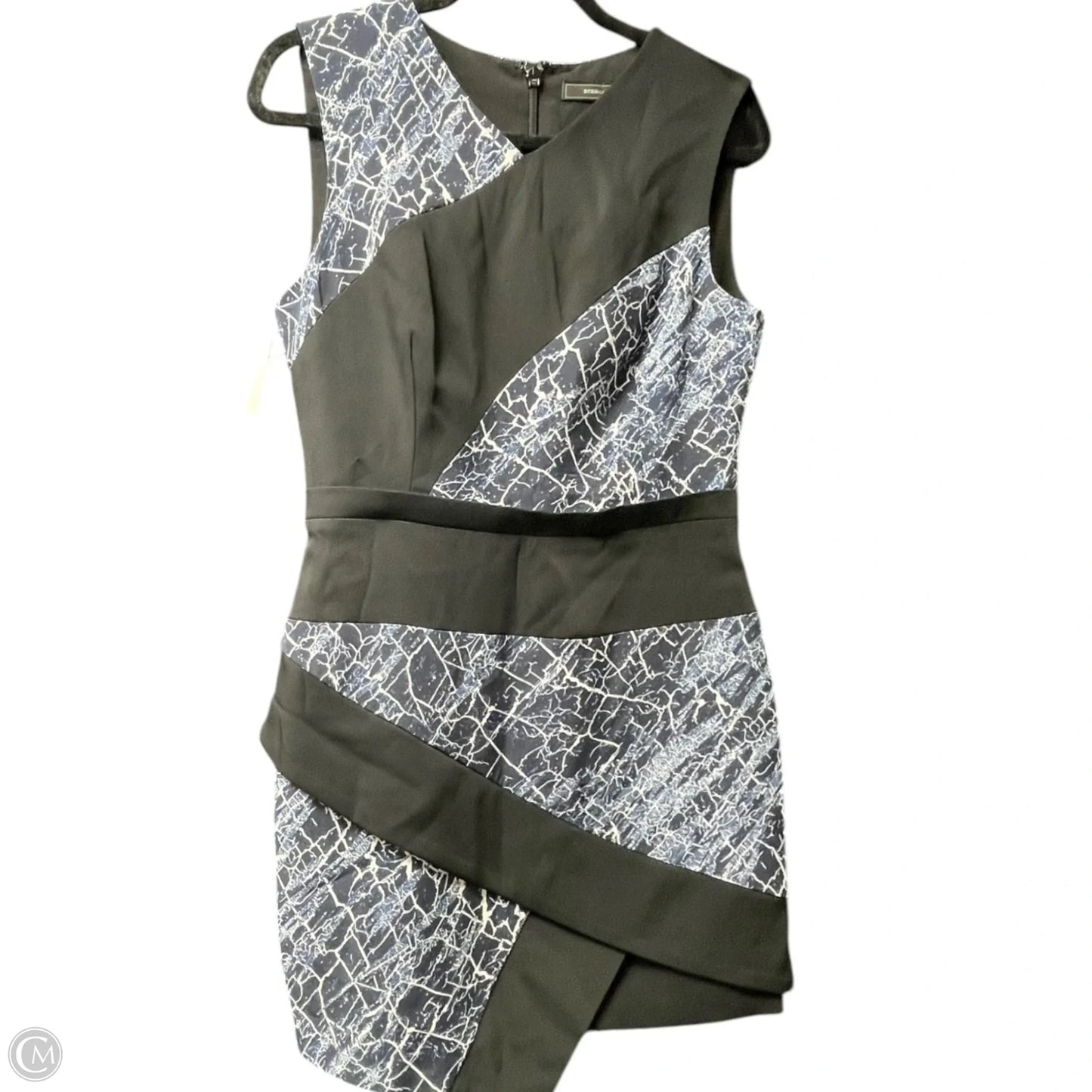 Dress Casual Short By Bcbgmaxazria In Black & Blue, Size: 6