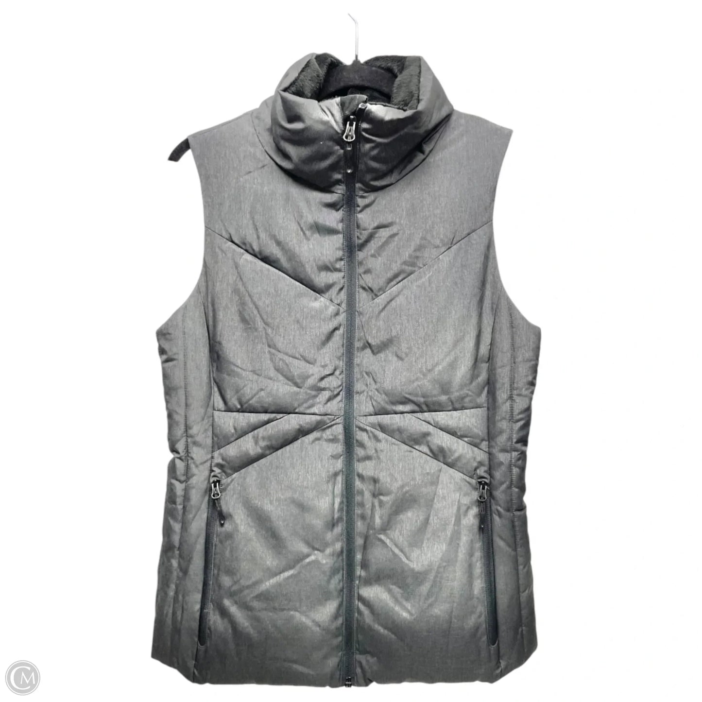 Vest Puffer & Quilted By Champion In Grey, Size: S