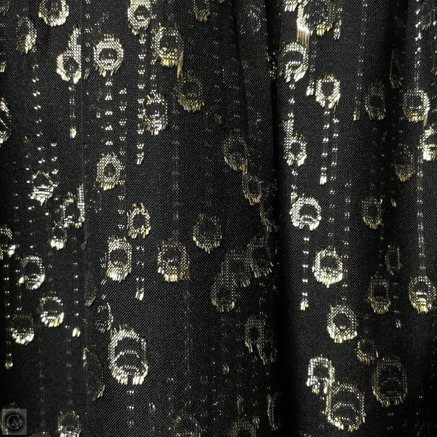 Dress Party Short By Antonio Melani In Black & Gold, Size: 8