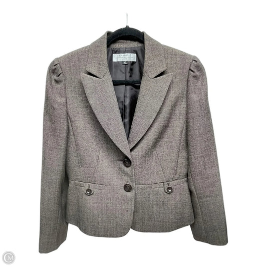 Blazer By Tahari In Brown, Size: 8