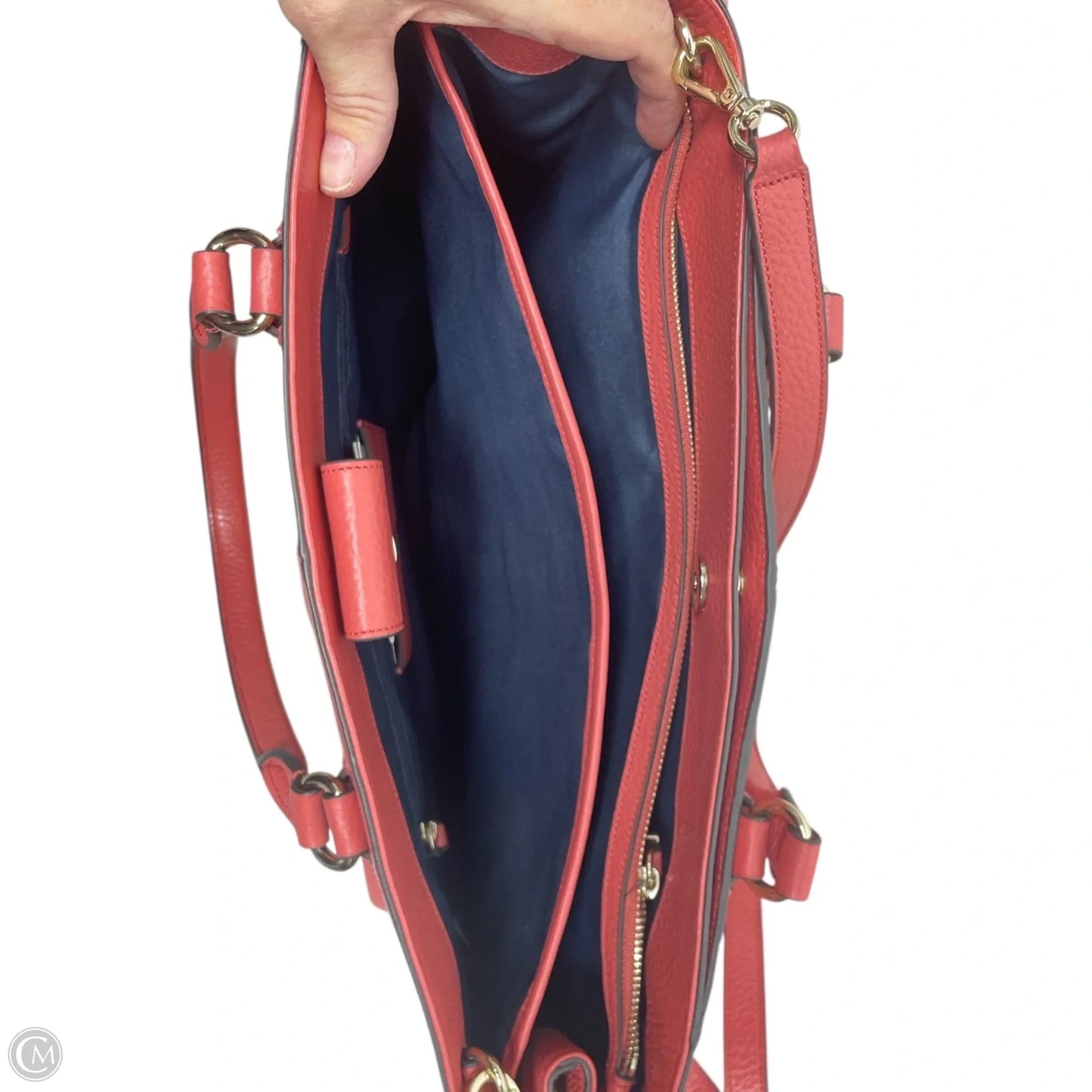 Handbag Leather By Cole-haan, Size: Medium