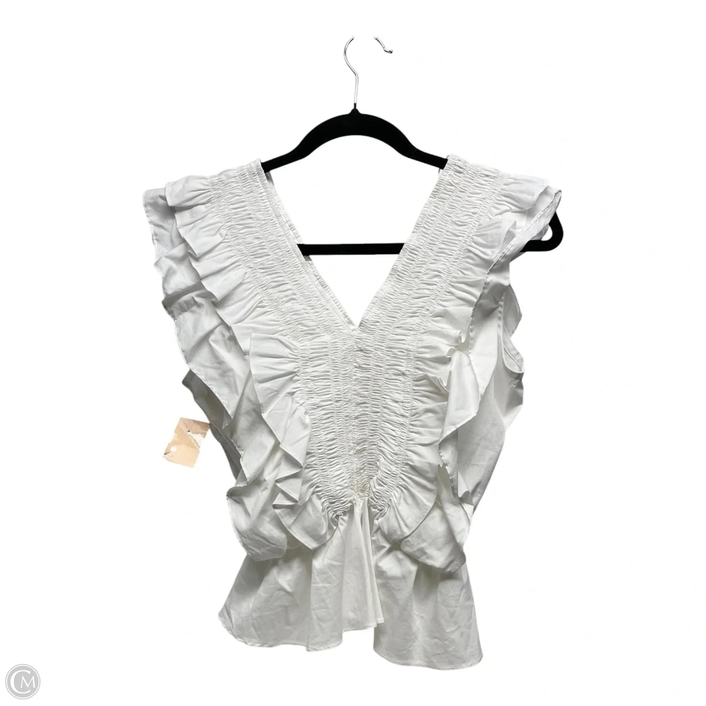 Top Sleeveless By Strut & Bolt In White, Size: S