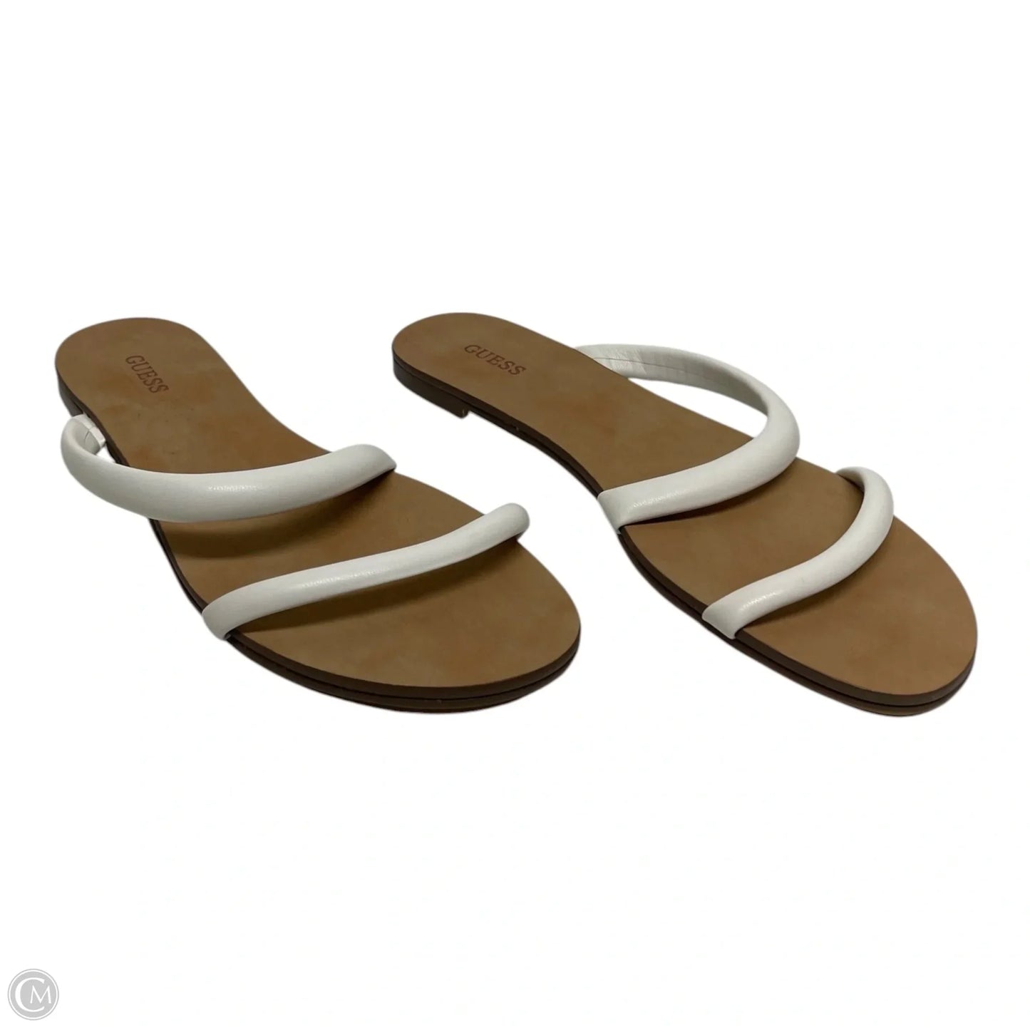 Sandals Flats By Guess In White, Size: 8