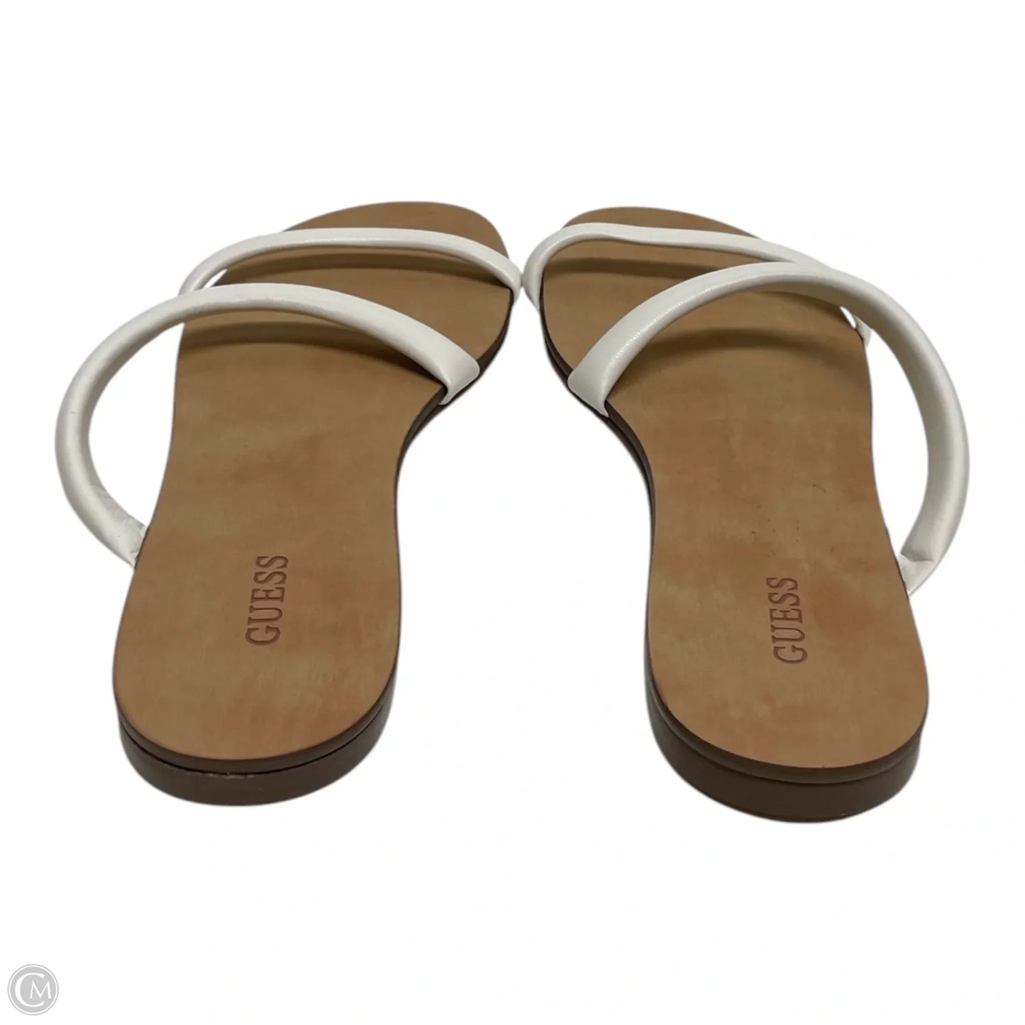 Sandals Flats By Guess In White, Size: 8