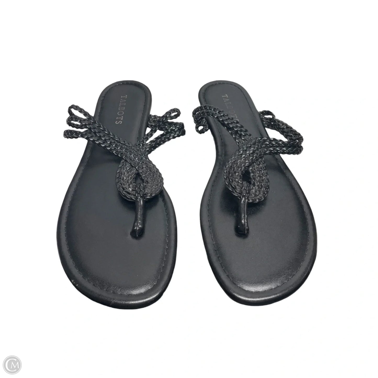 Sandals Flats By Talbots In Black, Size: 8
