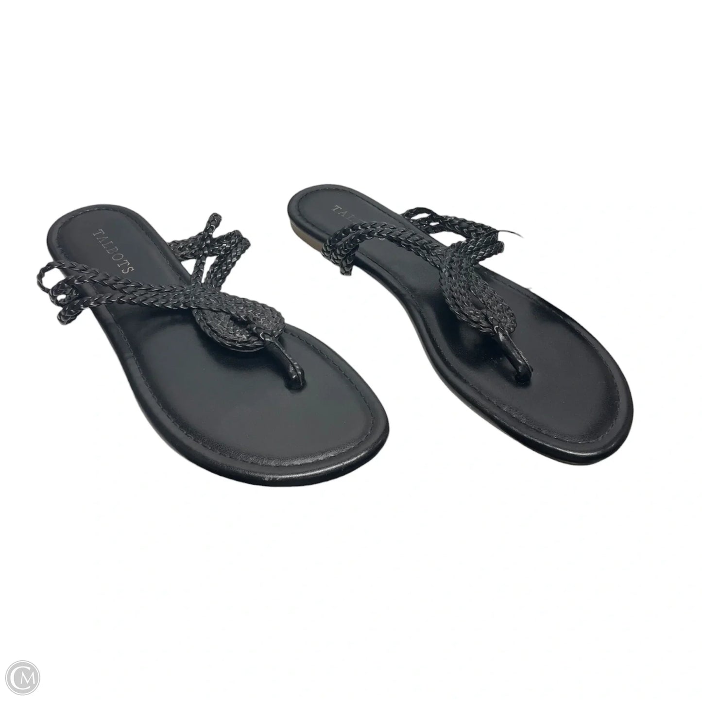 Sandals Flats By Talbots In Black, Size: 8