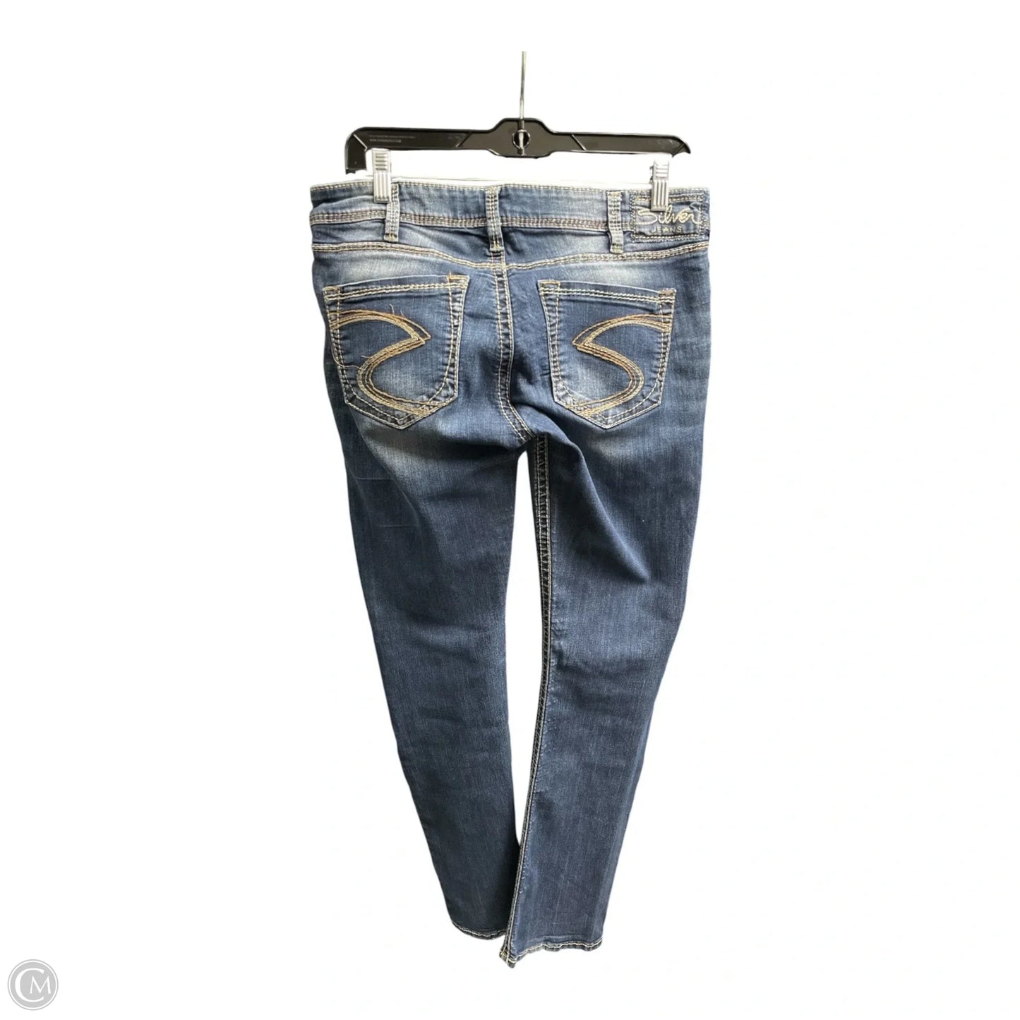 Jeans Straight By Silver In Blue Denim, Size: 10