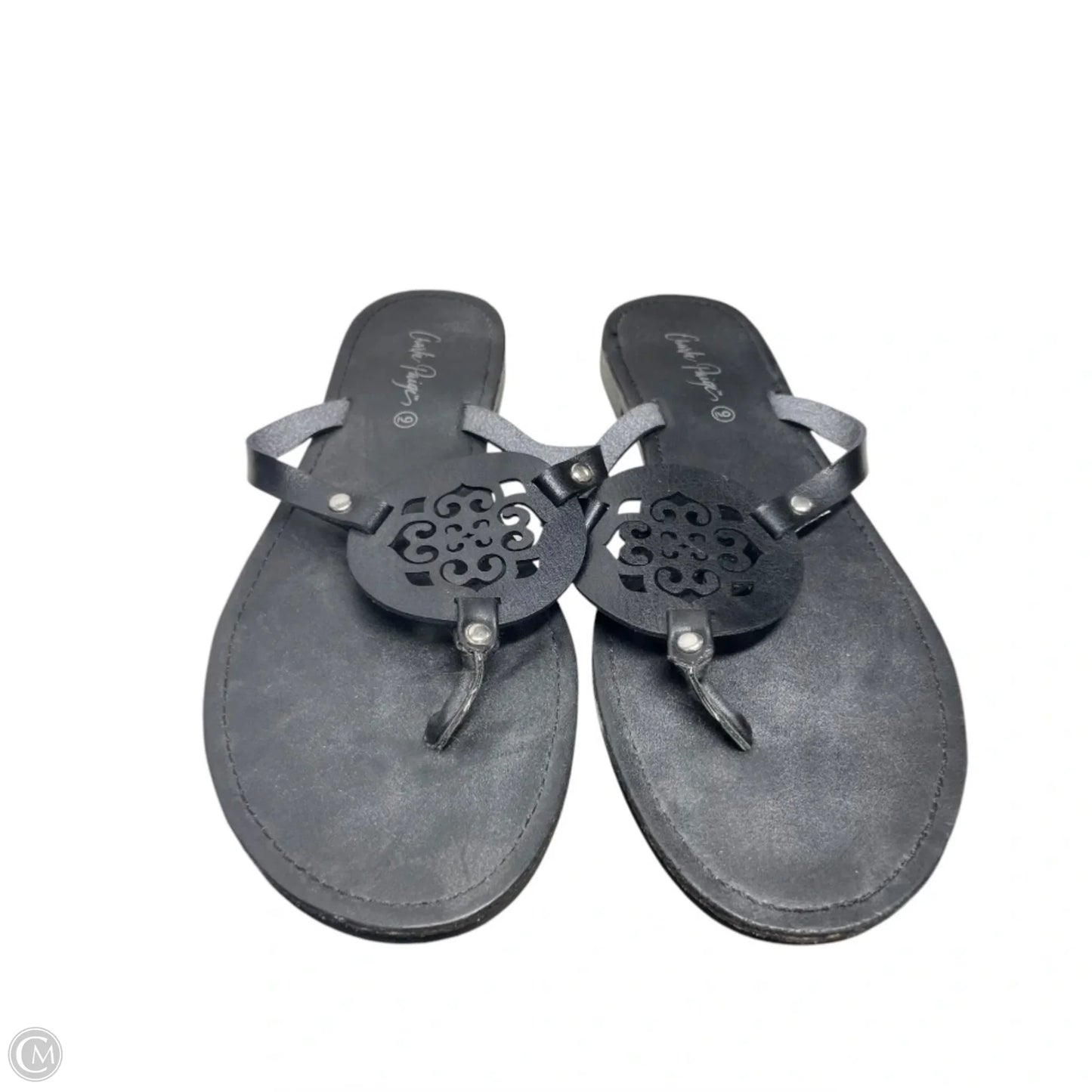 Sandals Flats By Charlie Paige In Black, Size: 9