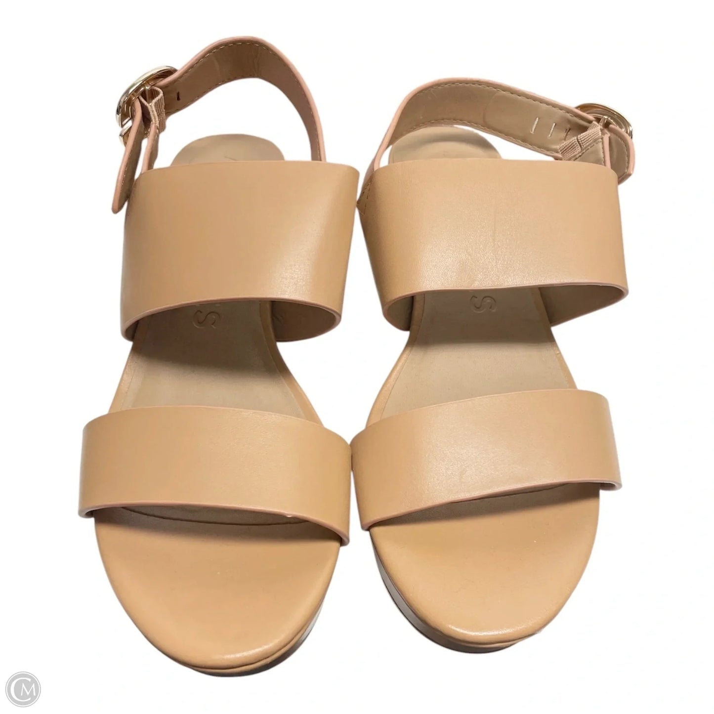Shoes Heels Platform By Aeropostale In Tan, Size: 9.5