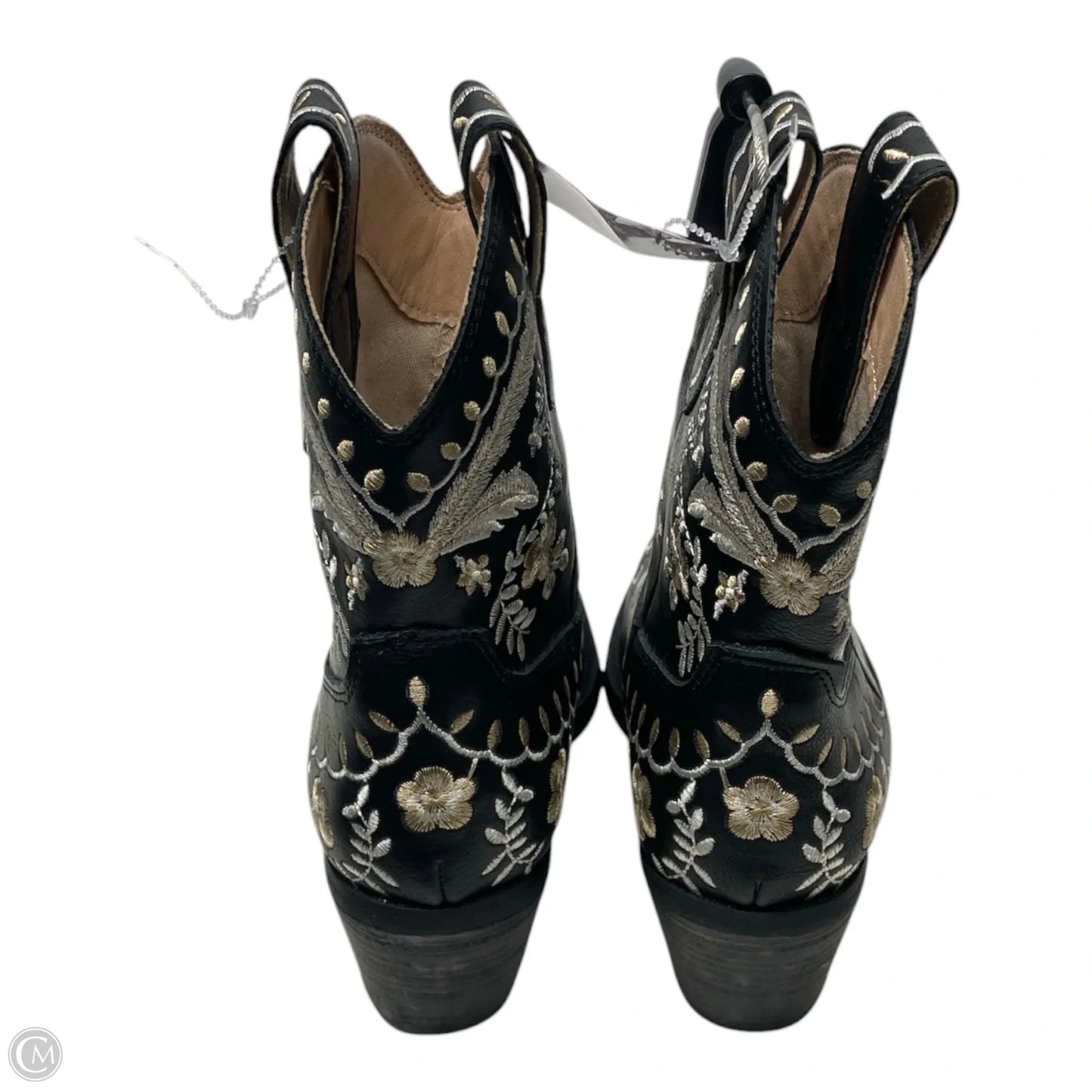Boots Western By Cmc In Black & Cream, Size: 6.5