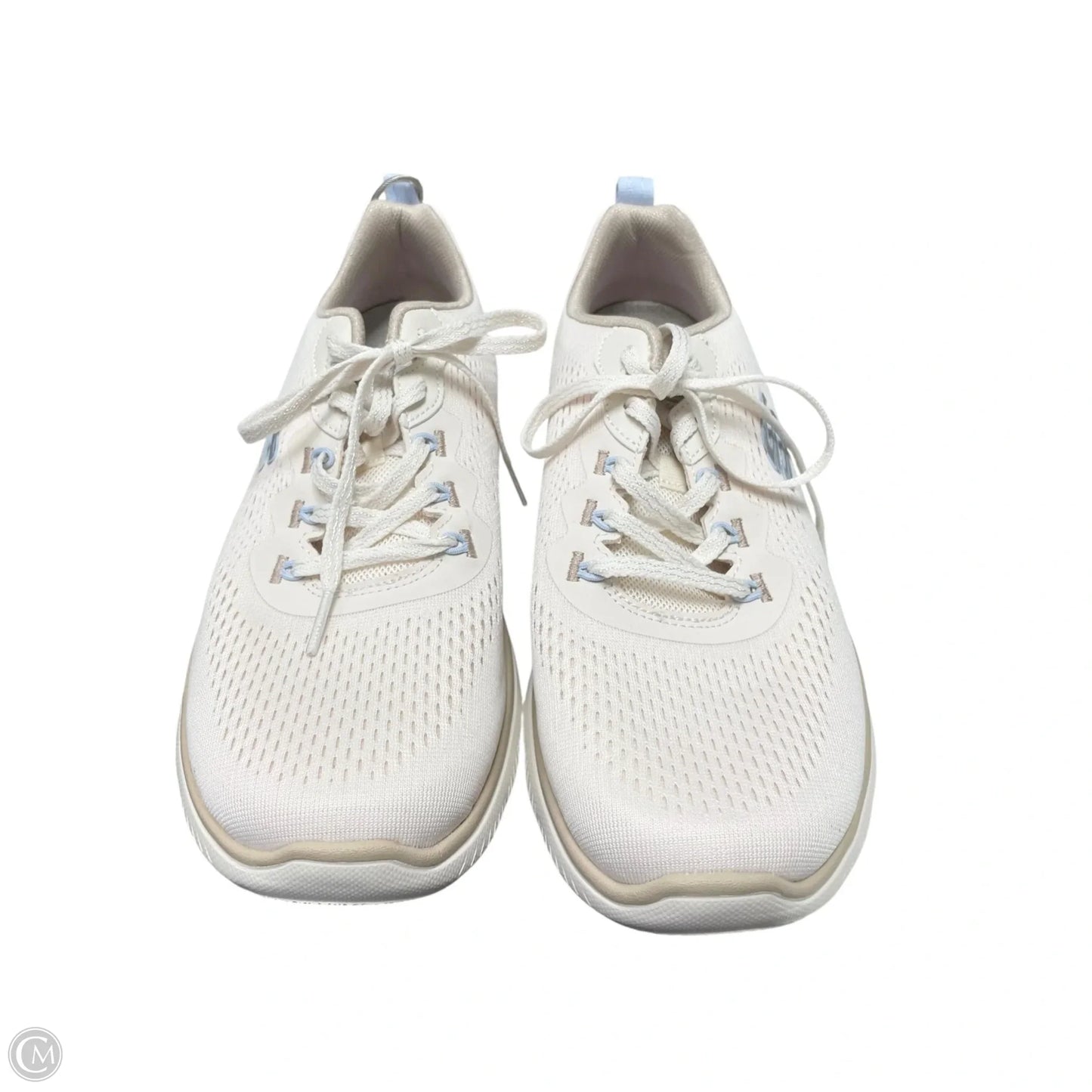 Shoes Athletic By Skechers In Cream, Size: 9.5