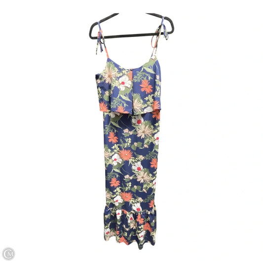 Dress Casual Maxi By Banana Republic In Floral Print, Size: 10