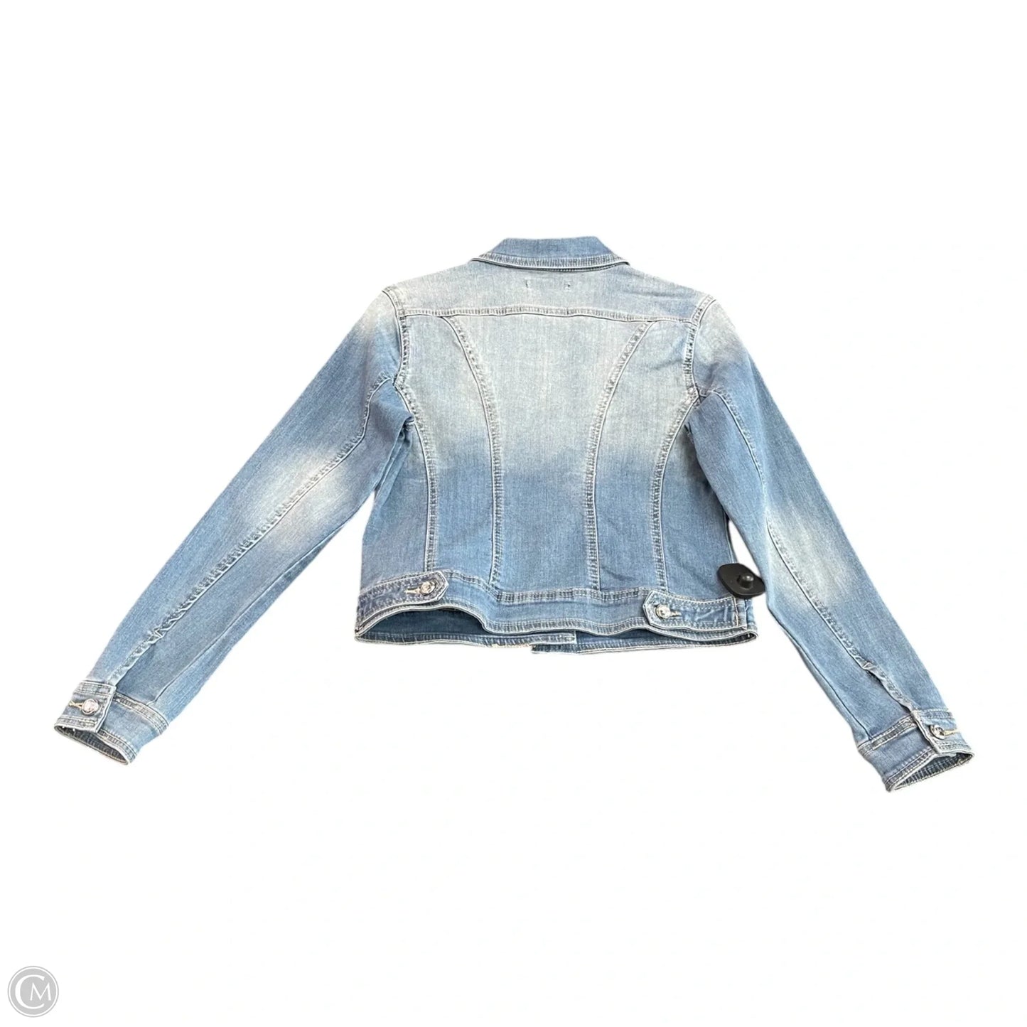 Jacket Denim By Earl Jean In Blue Denim, Size: S