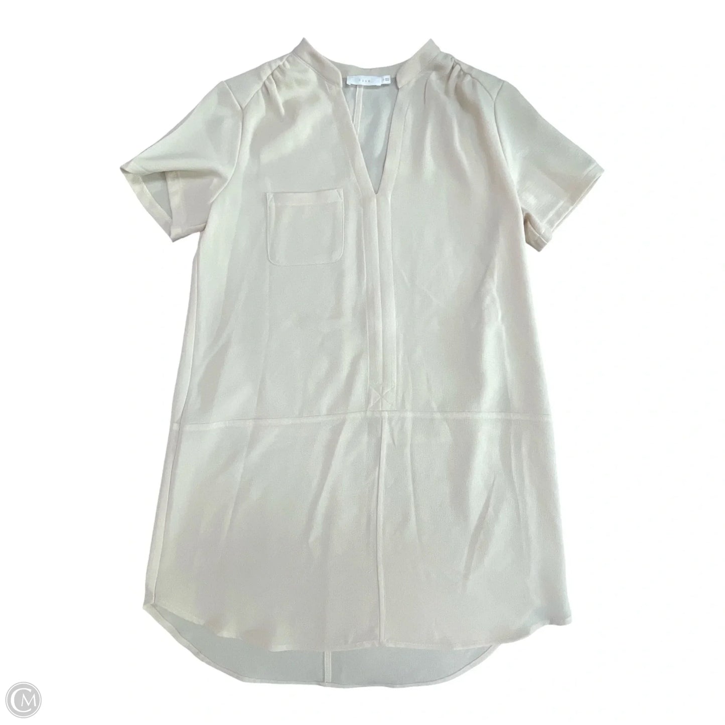 Dress Casual Short By Lush In Cream, Size: M