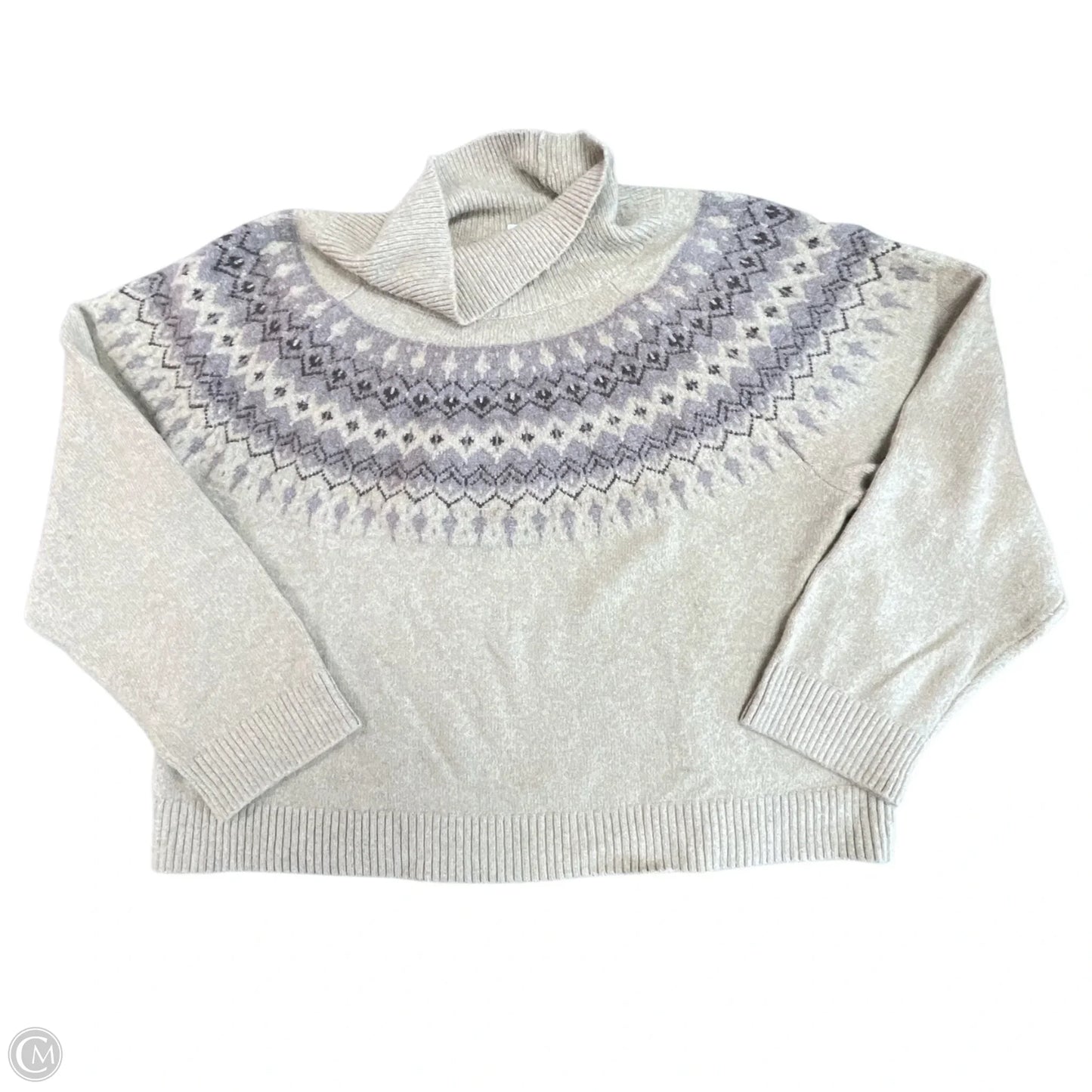 Sweater By Haven In Brown & Purple, Size: 2x