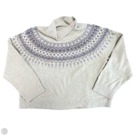 Sweater By Haven In Brown & Purple, Size: 2x