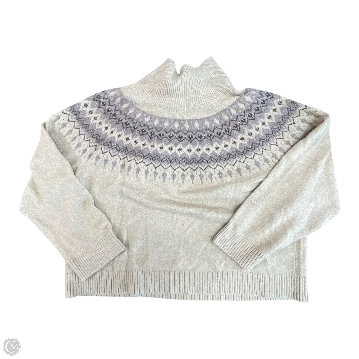 Sweater By Haven In Brown & Purple, Size: 2x