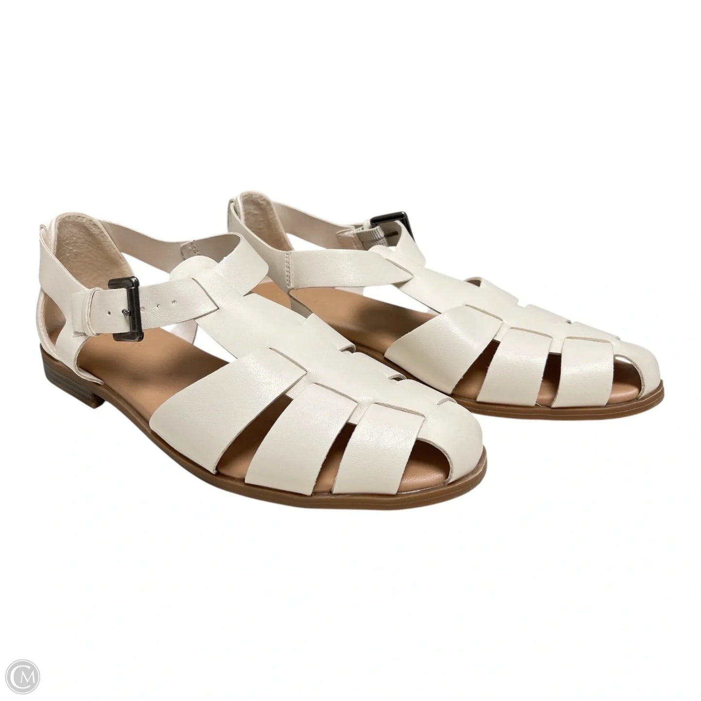 Sandals Flats By Old Navy In Cream, Size: 8
