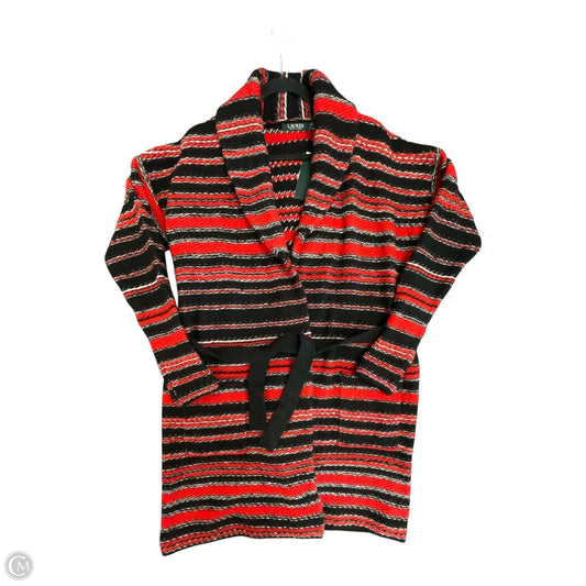 Cardigan By Lauren By Ralph Lauren In Black & Red, Size: L