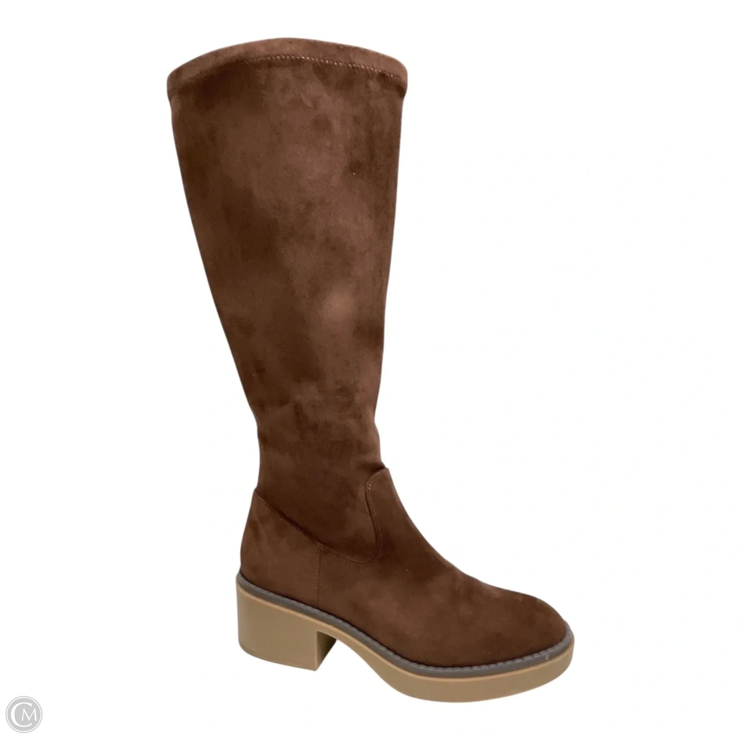 Boots Knee Heels By White Mountain In Brown, Size: 11