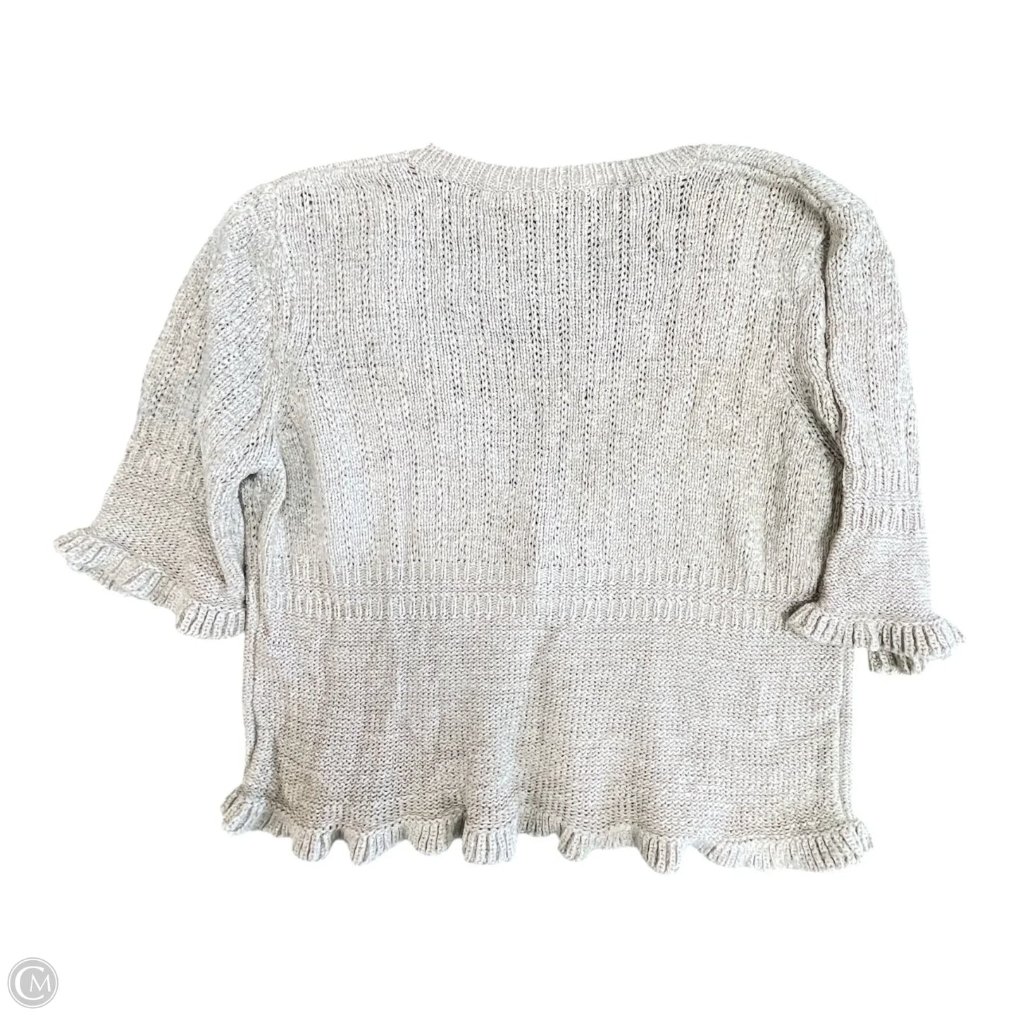 Cardigan By August Silk In Taupe, Size: Xl