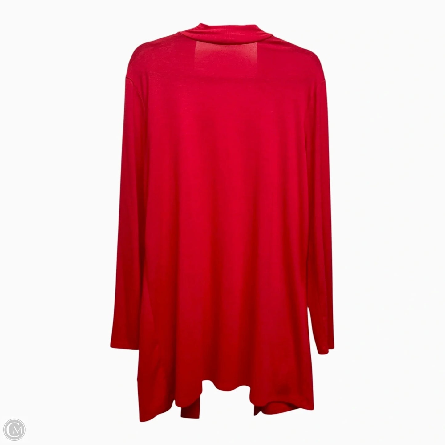 Cardigan By Zenana -  In Red, Size: 1x