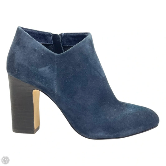 Boots Ankle Heels By Splendid In Navy, Size: 7