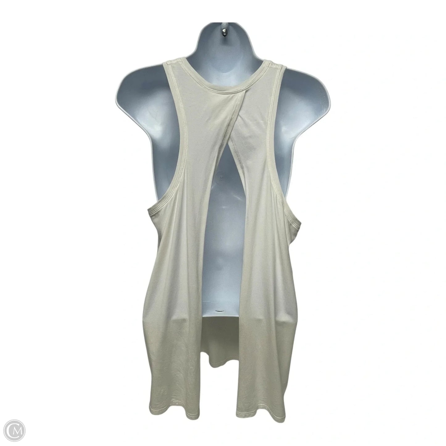 Athletic Tank Top By Lululemon In White, Size: S