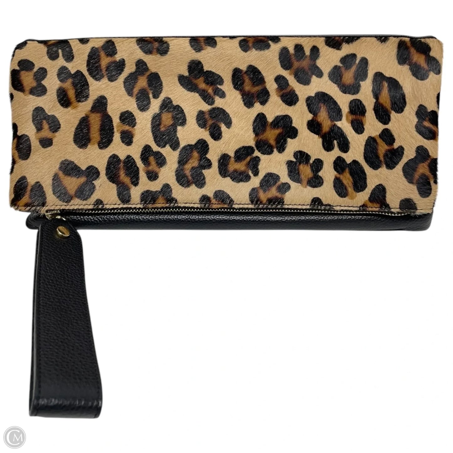 Clutch Leather By Victoria Napoli, Size: Large