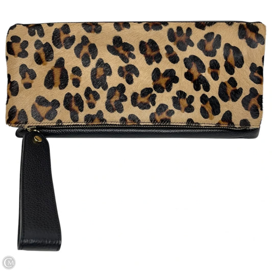 Clutch Leather By Victoria Napoli, Size: Large