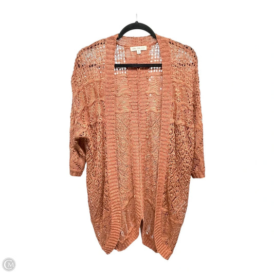 Cardigan By Pink Rose In Coral, Size: S