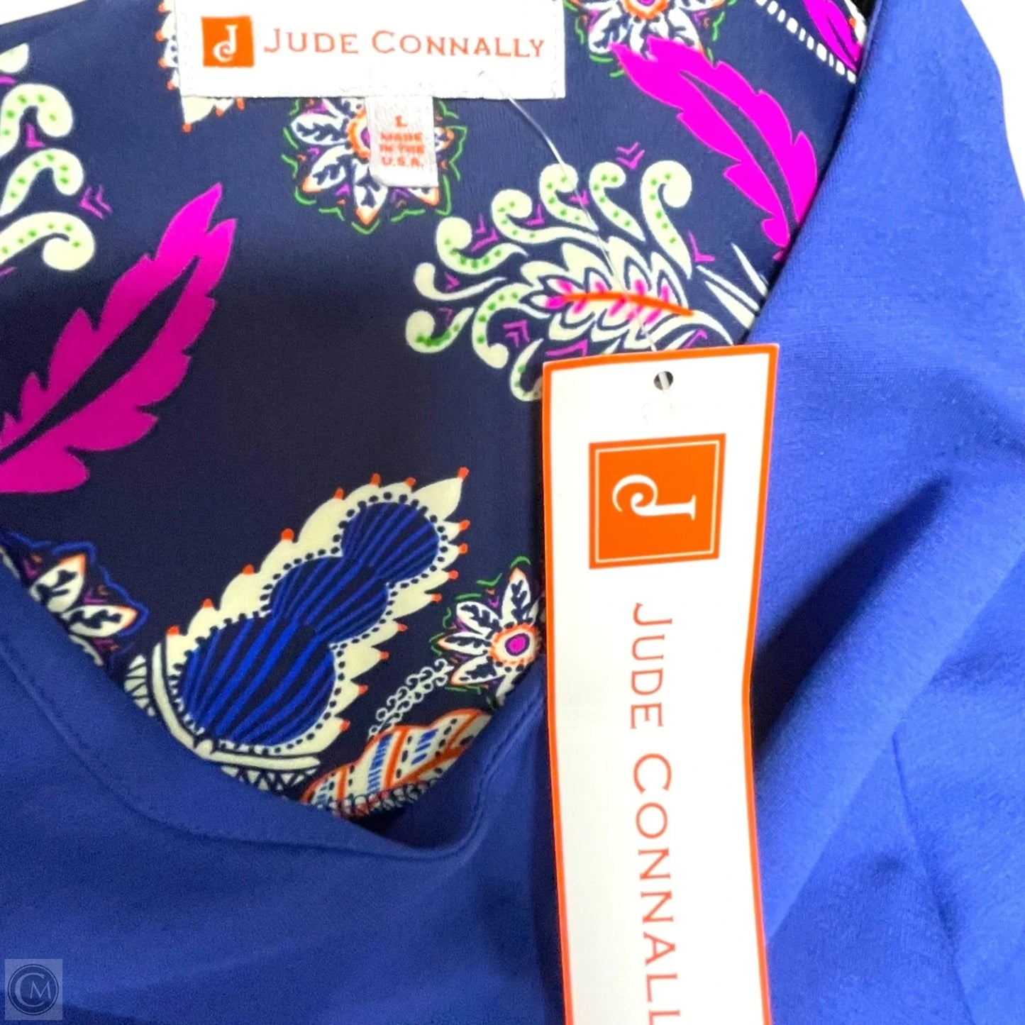 Dress Casual Short By Jude Connally In Blue, Size: L