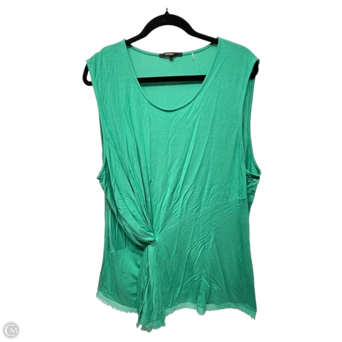 Top Sleeveless Designer By KOBI HALPERIN In Green, Size: Xxl
