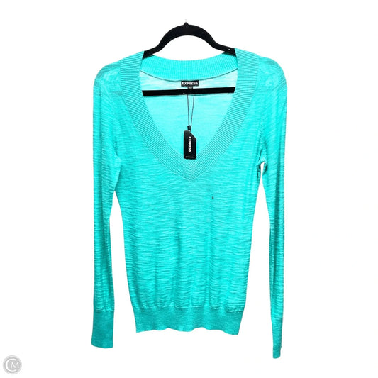 Sweater By Express In Aqua, Size: S