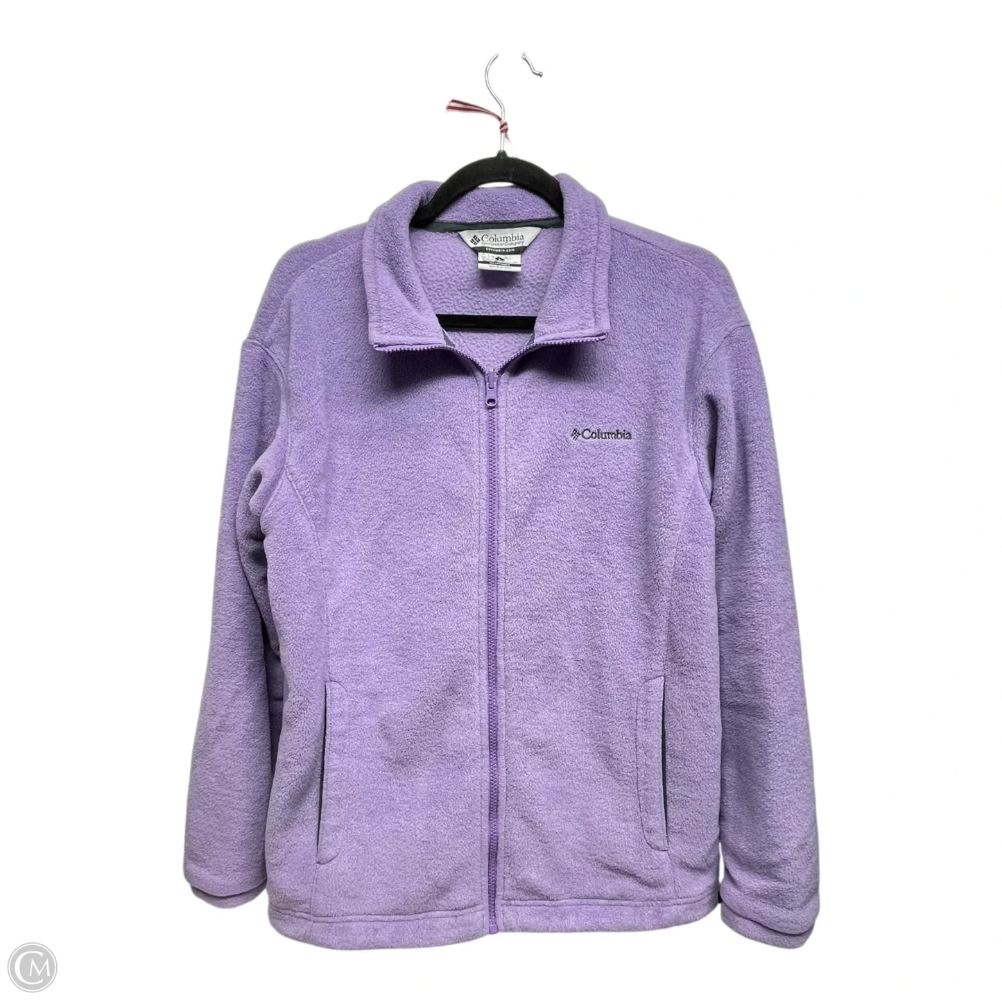 Jacket Fleece By Columbia In Purple, Size: L