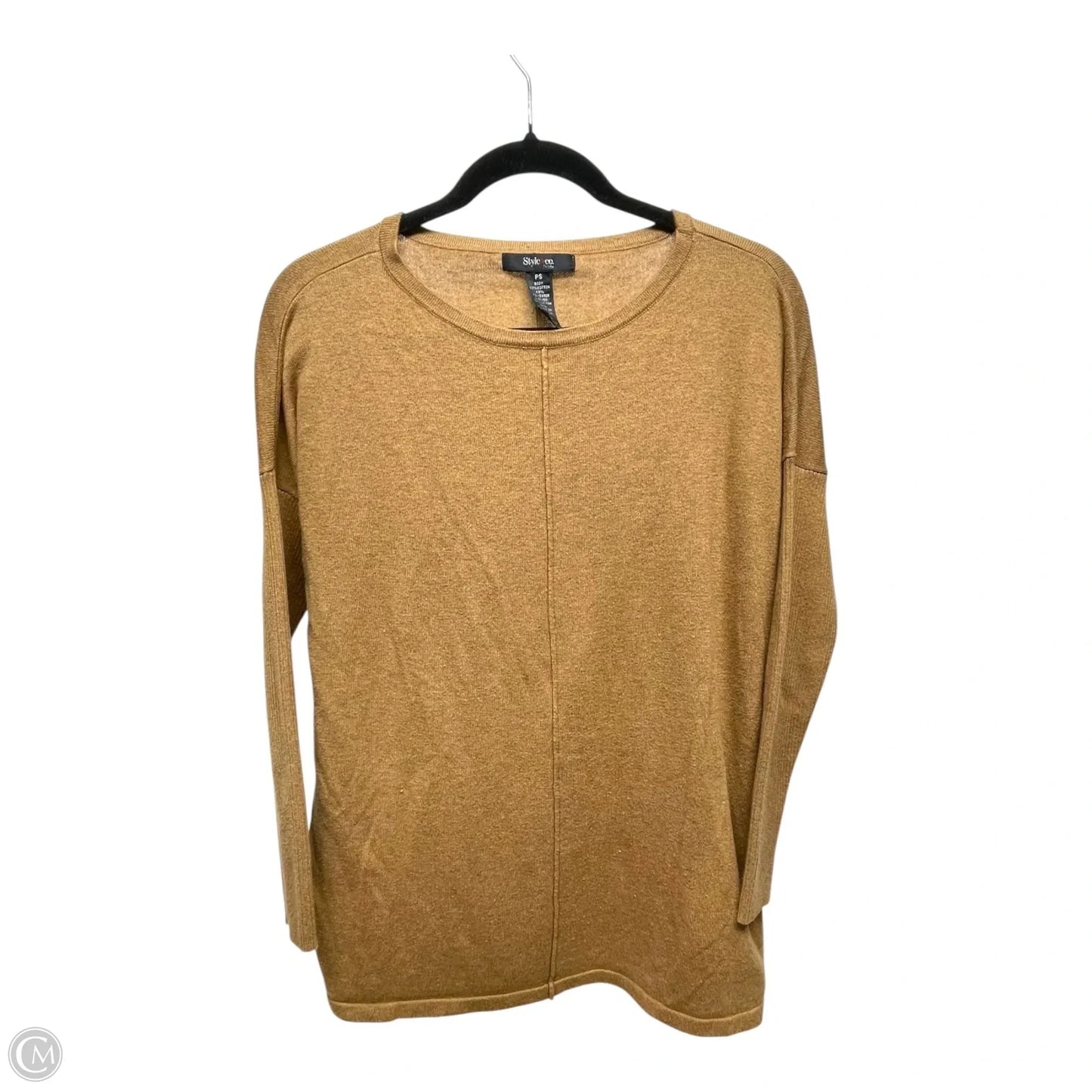 Sweater By Style And Company In Brown, Size: Sp
