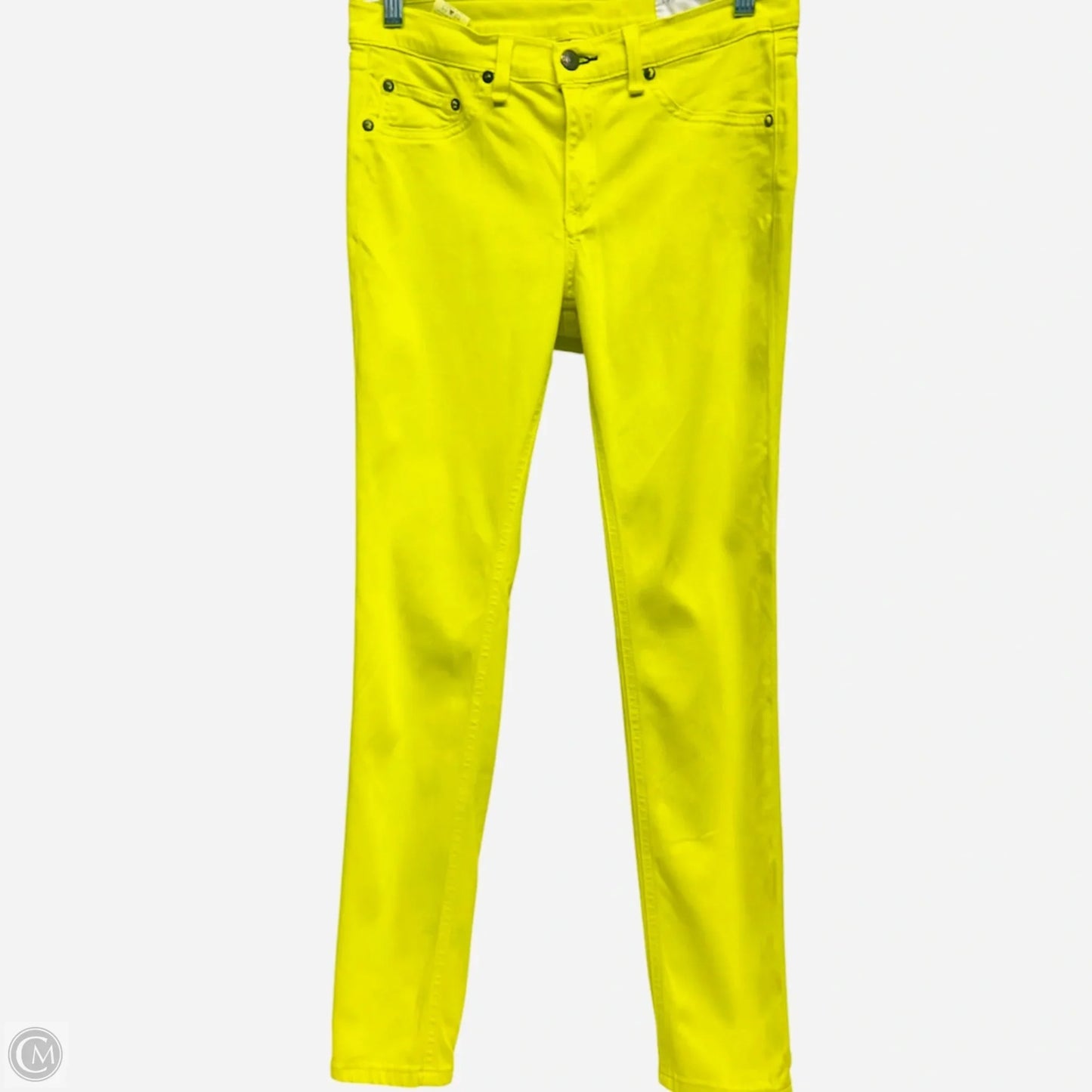 Jeans Skinny By Rag & Bones Jeans In Yellow, Size: 6