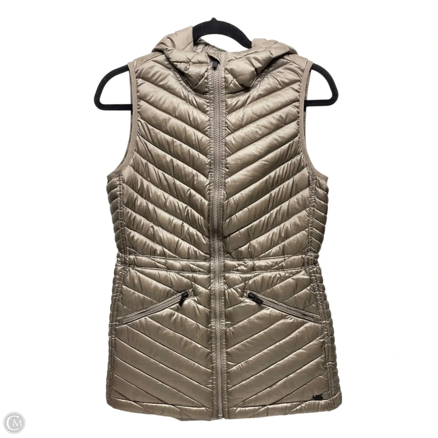 Vest Puffer & Quilted By Dkny In Bronze, Size: S