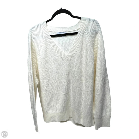 Sweater By Old Navy In Cream, Size: L