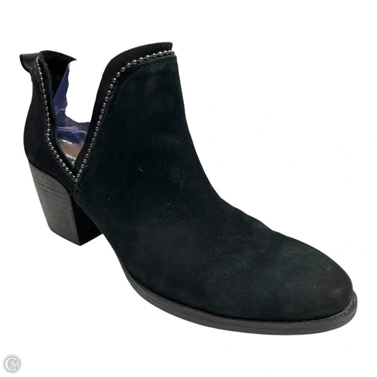 Boots Ankle Heels By Crown Vintage In Black, Size: 9.5