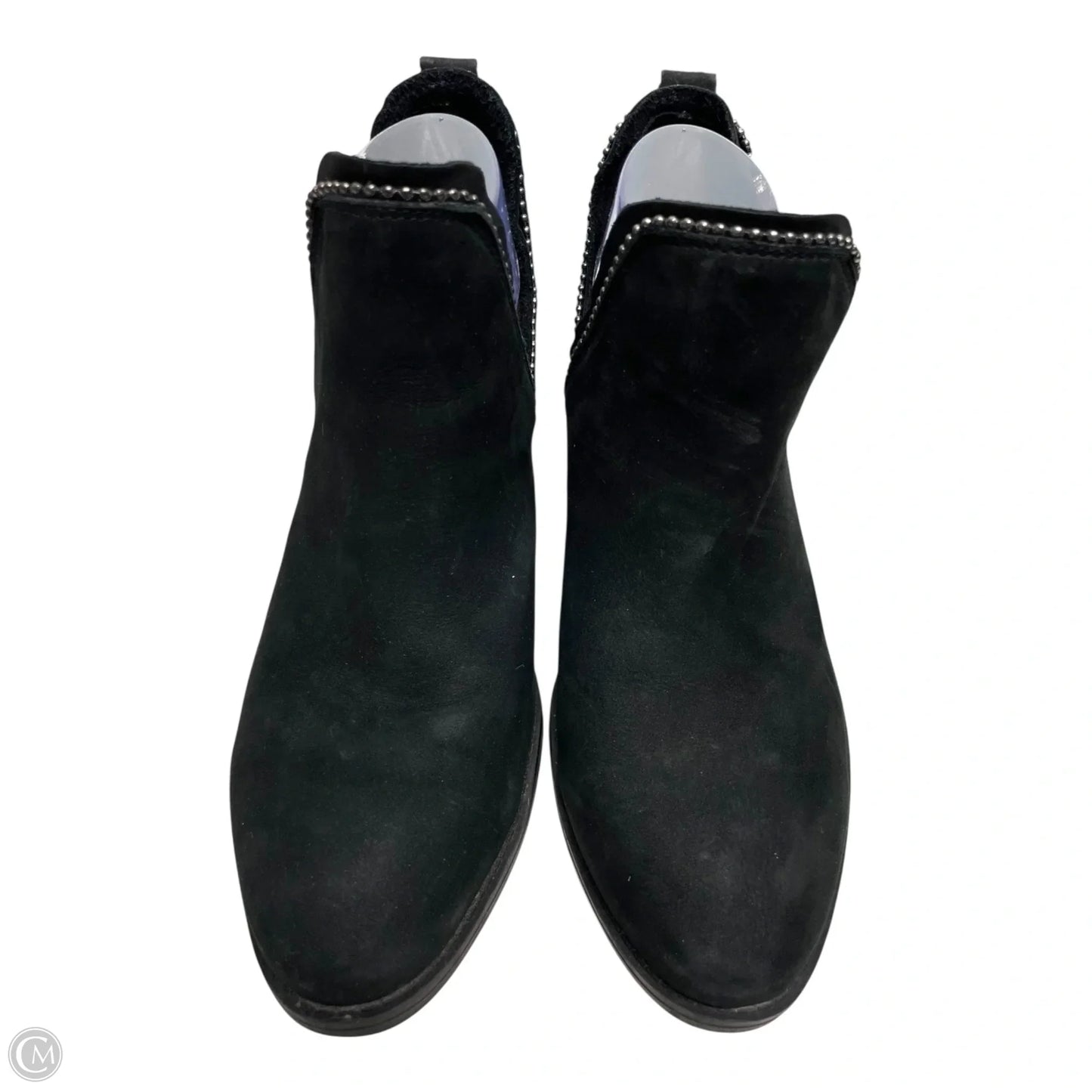 Boots Ankle Heels By Crown Vintage In Black, Size: 9.5