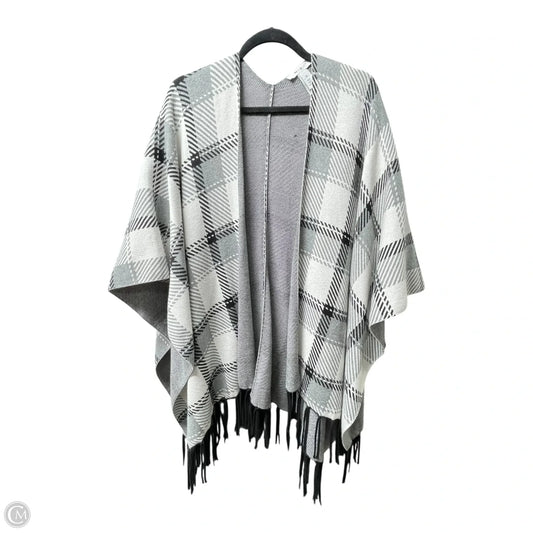 Poncho By White House Black Market In Black & White, Size: M
