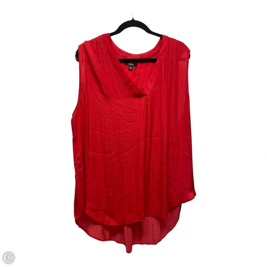 Blouse Sleeveless By Alfani In Snakeskin Print, Size: 3x