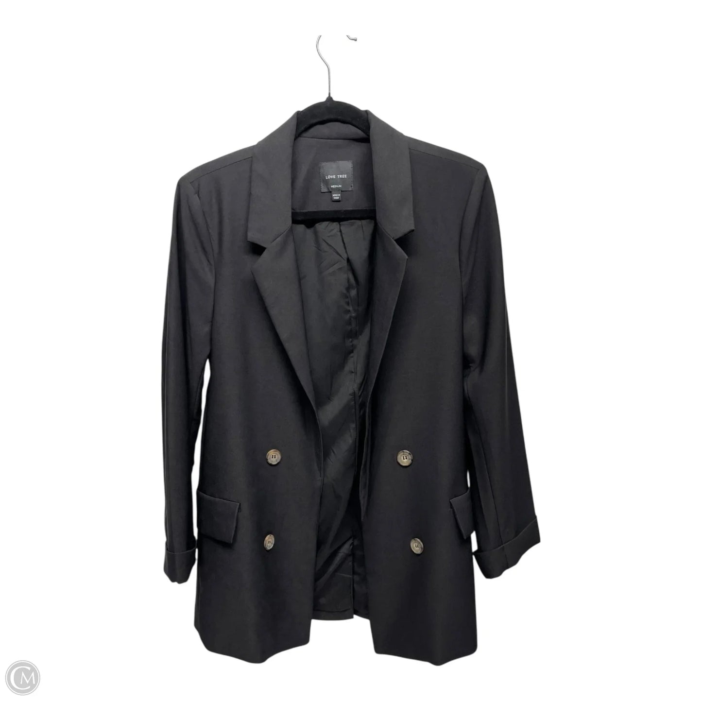 Blazer By Love Tree In Black, Size: M