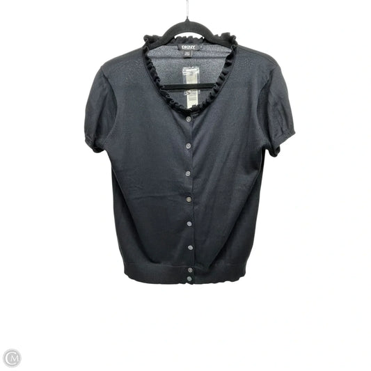 Cardigan By Dkny In Black, Size: L