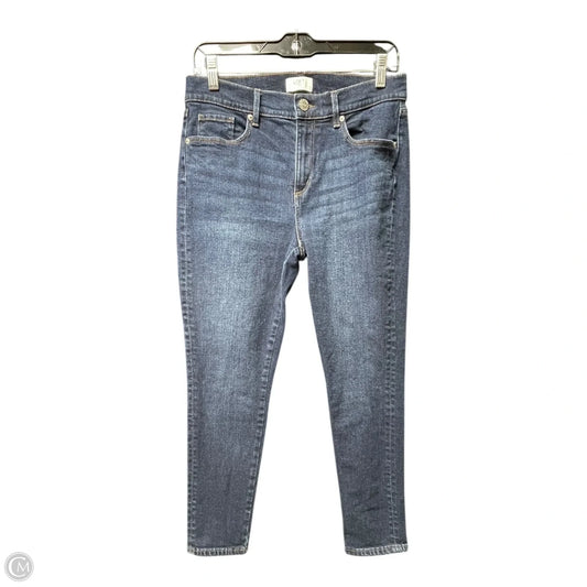 Jeans Skinny By Loft In Blue Denim, Size: 6