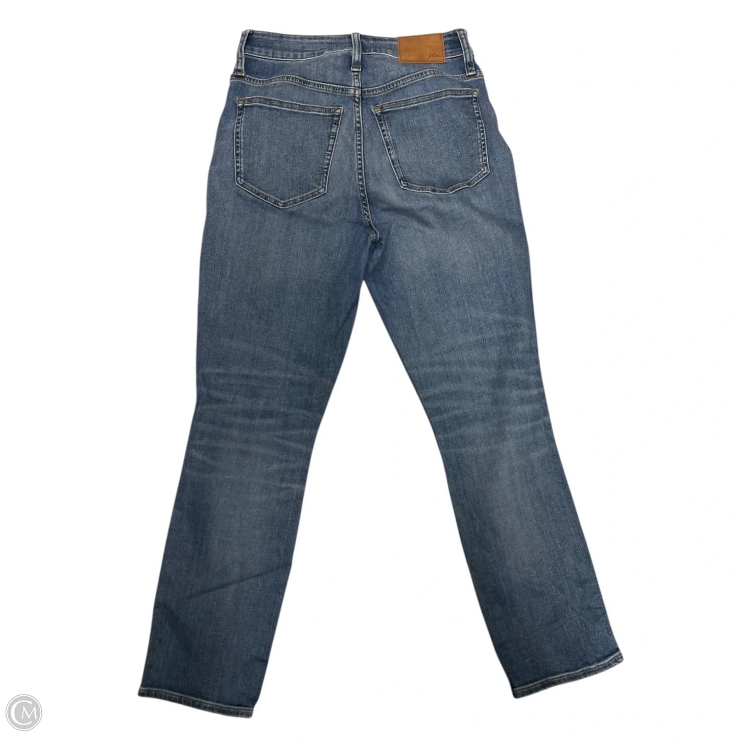 Jeans Straight By J. Crew In Blue Denim, Size: 4