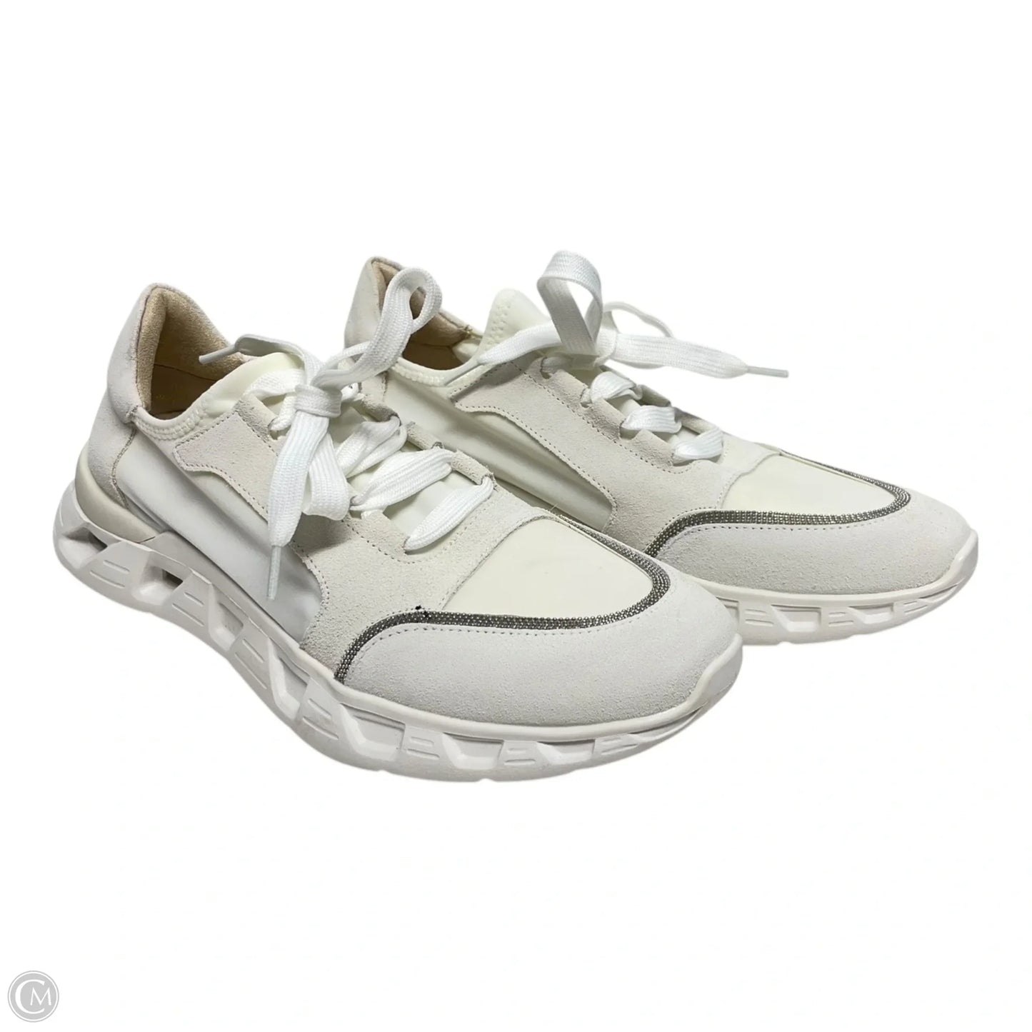 Shoes Sneakers By Vaneli In White, Size: 8