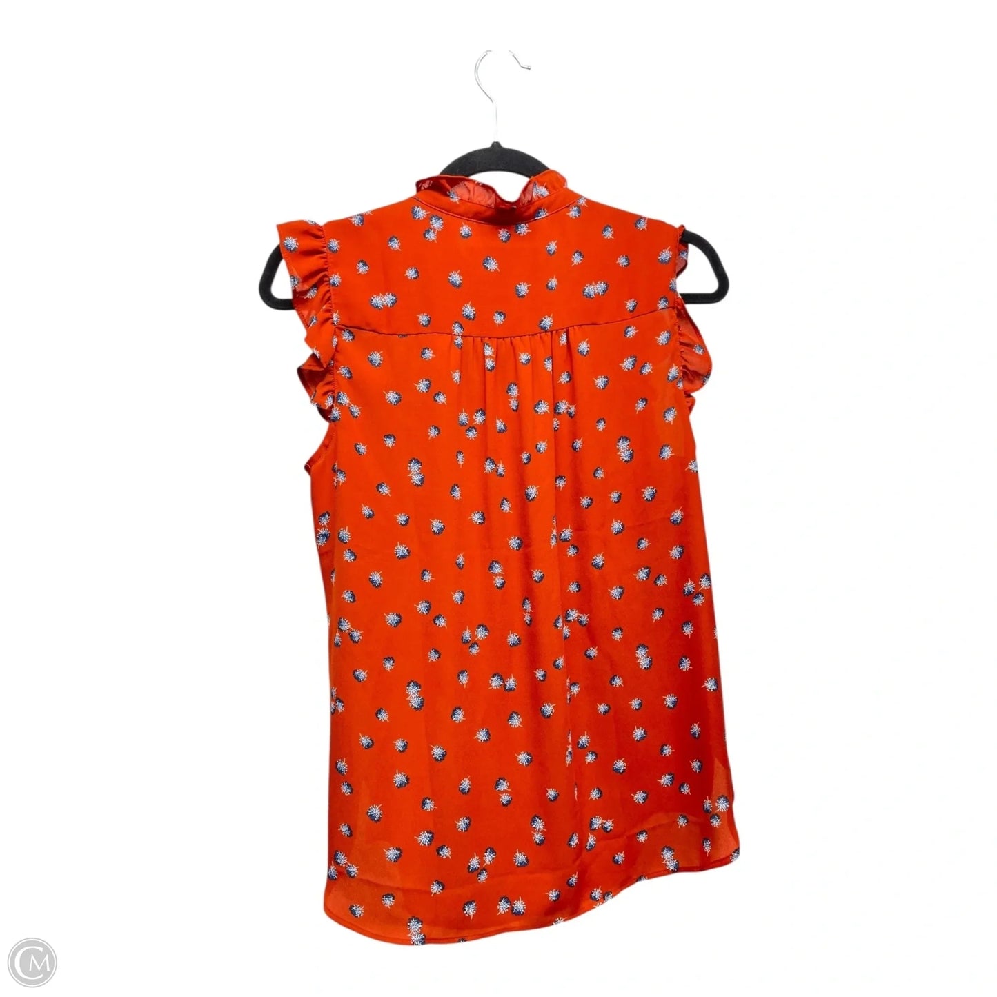Blouse Sleeveless By Loft In Orange, Size: S