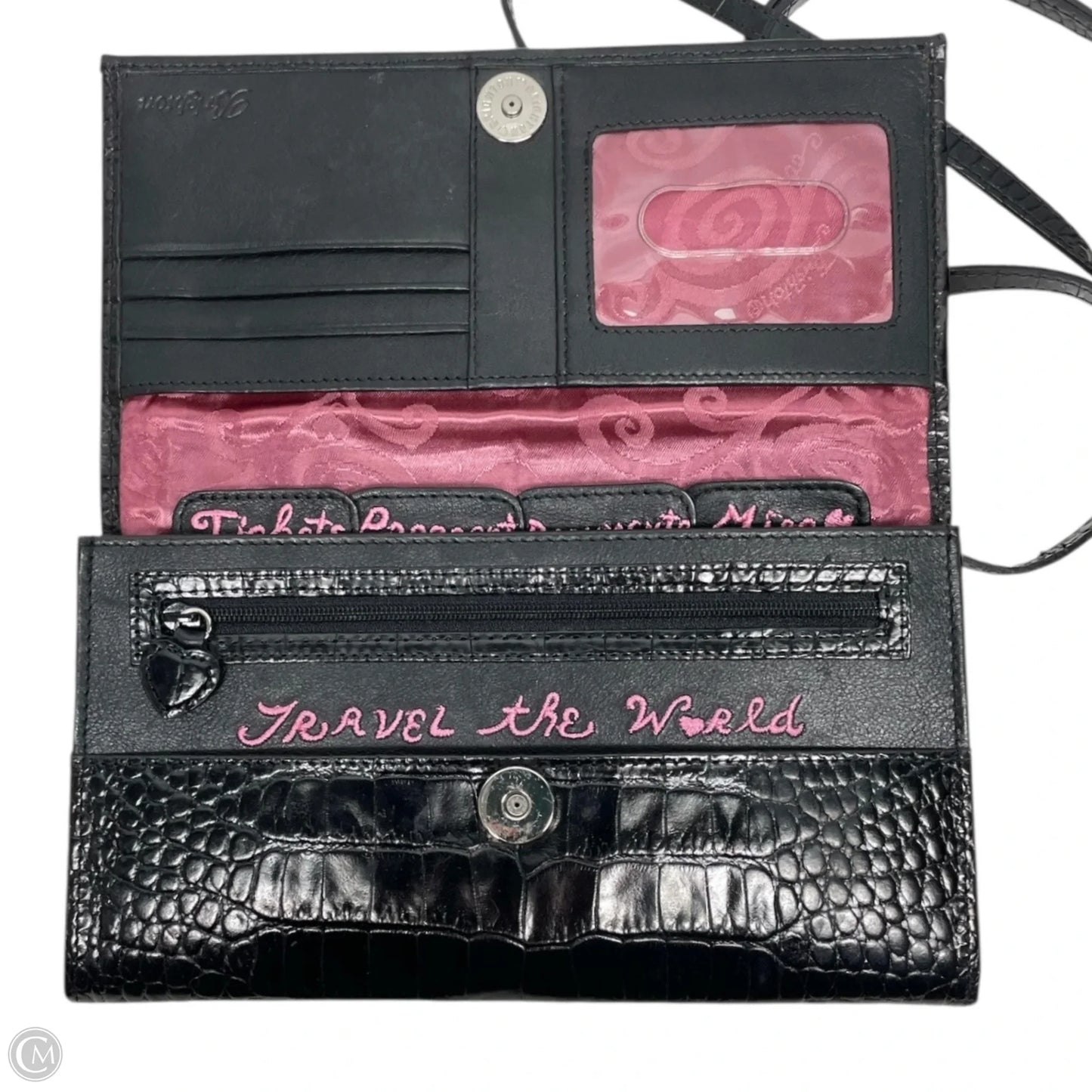 Wallet Leather By Brighton, Size: Large